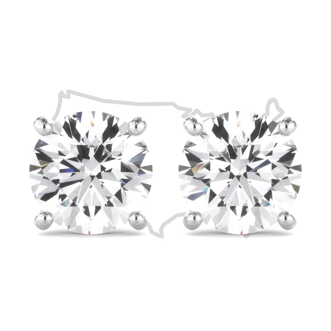 6.00ct Lab Grown Diamond Studs