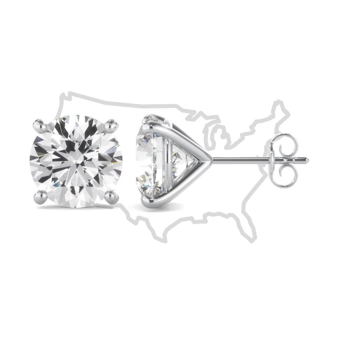 6.00ct Lab Grown Diamond Studs