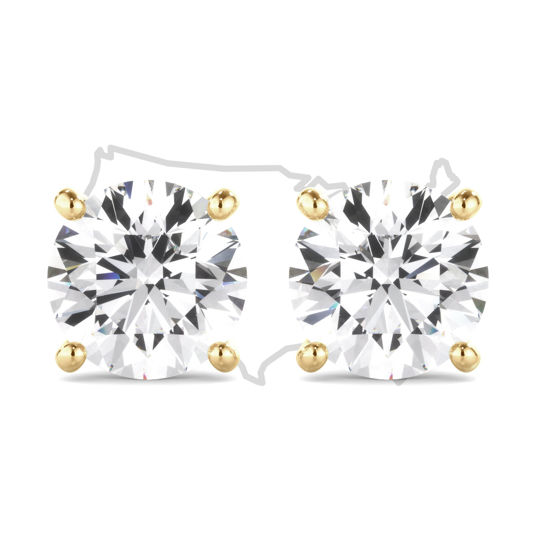 6.00ct Lab Grown Diamond Studs