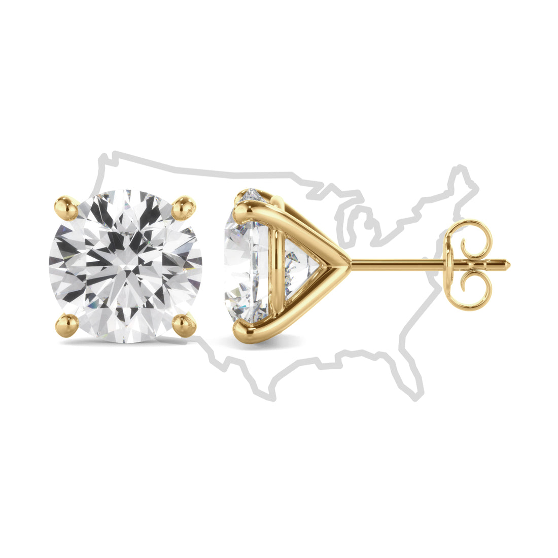 6.00ct Lab Grown Diamond Studs